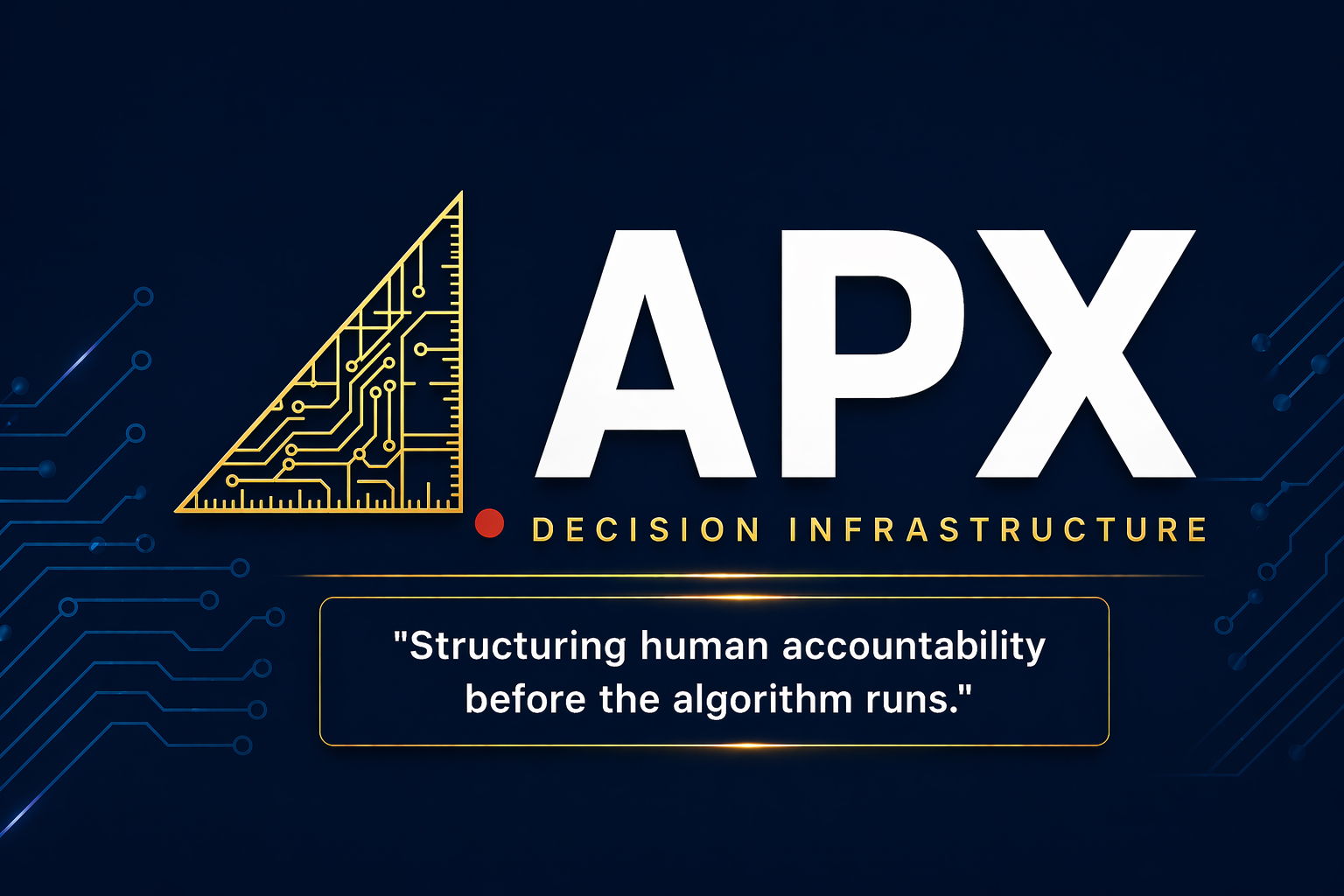 APX - INFRAESTRUTURA DECISÓRIA NA ERA DA IA